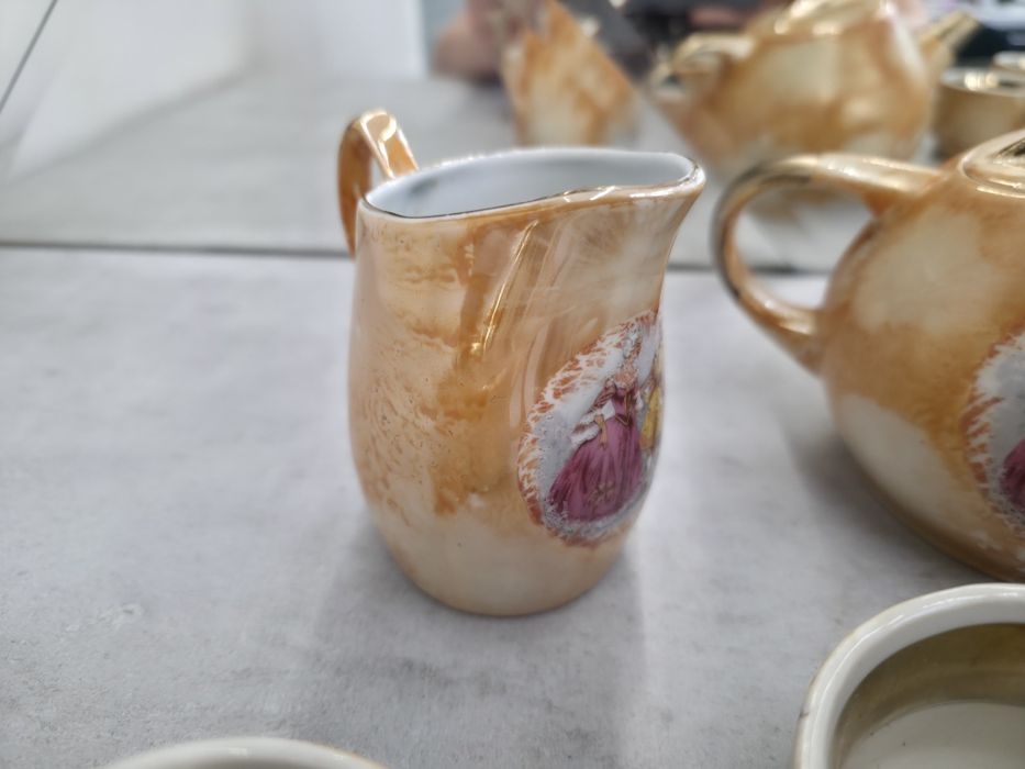 Porcelana PRL Serwis Herbaciany ZPS LUBIANA Lata 60./70. XX w.