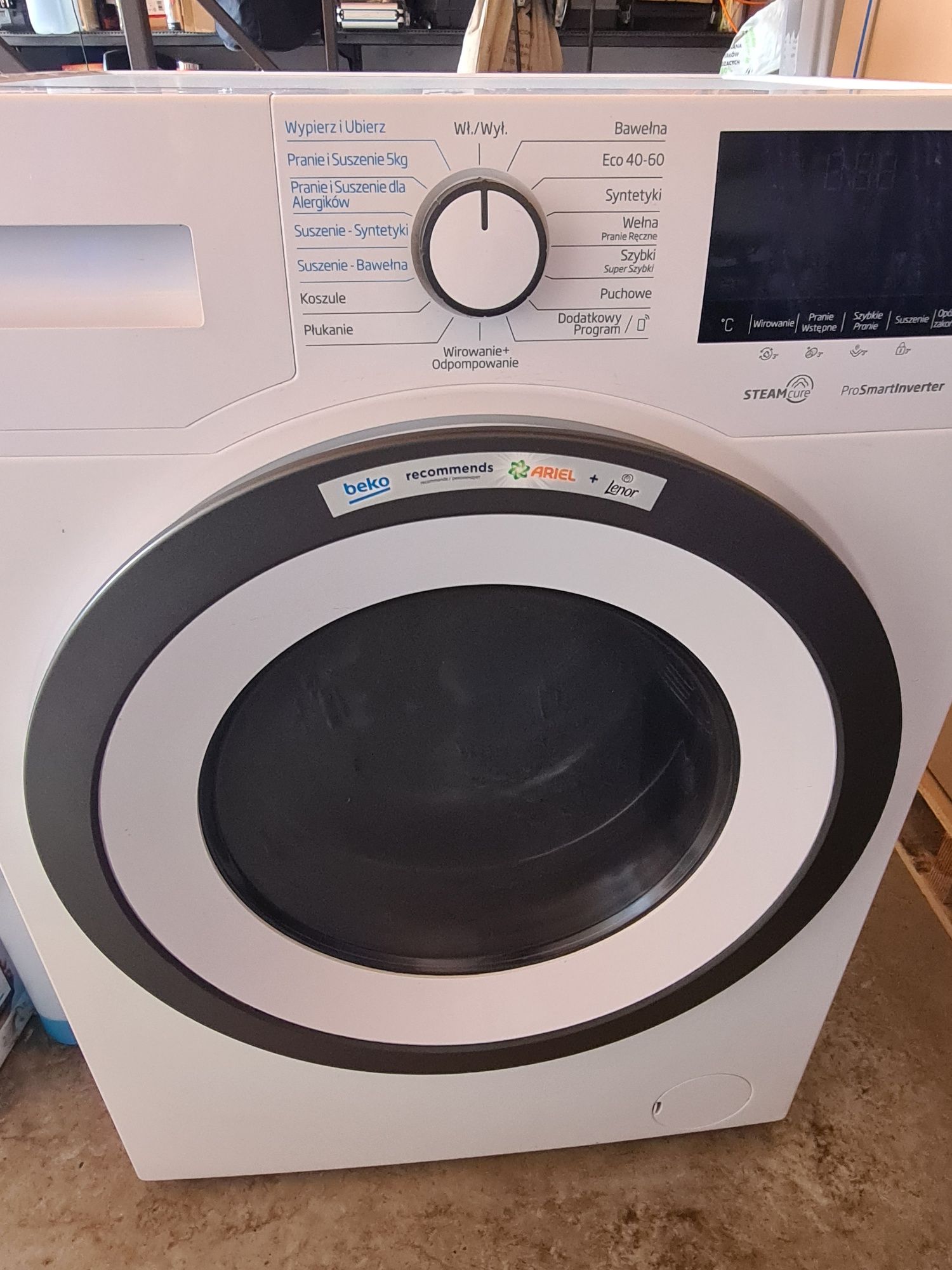 Pralko suszarka Beko EHTV8736XS0