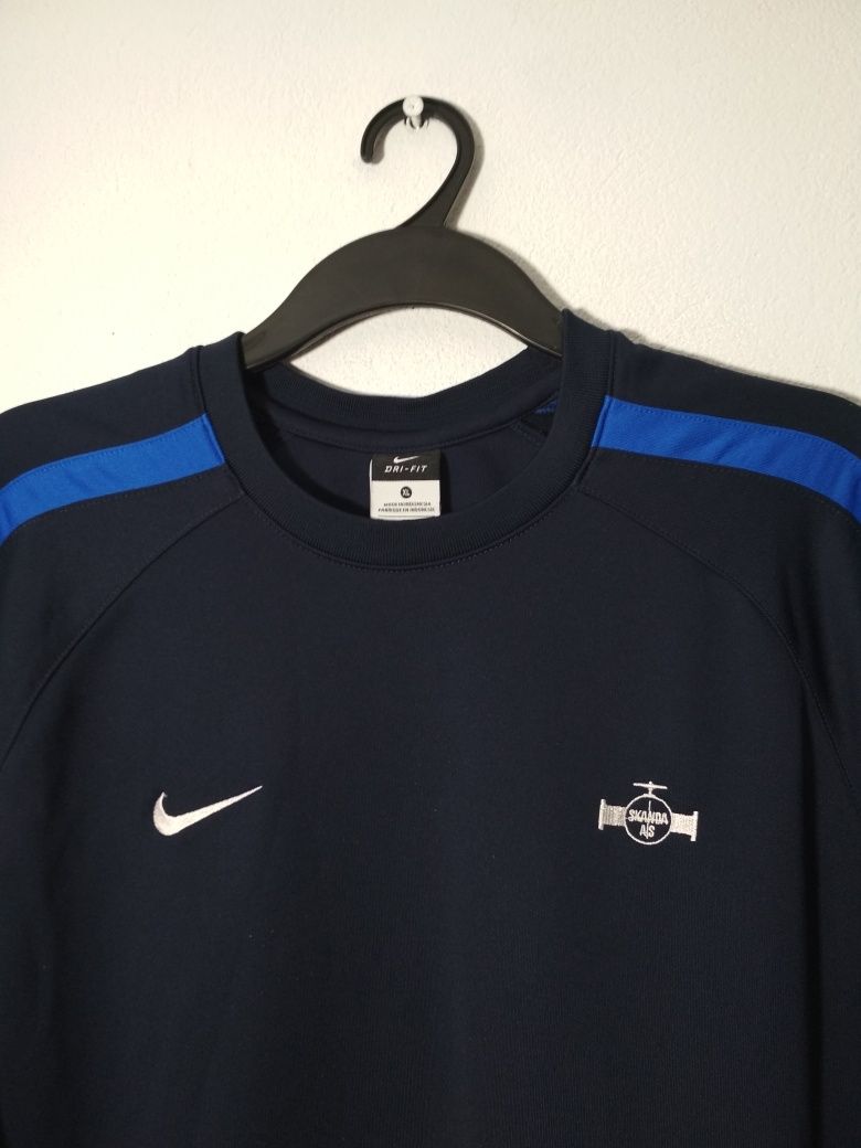 Nike granatowa bluza dri-fit XL