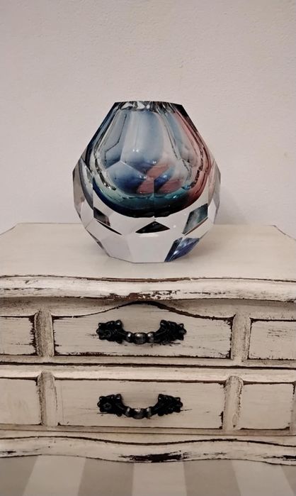 Vintage wazonik  szkło , kryształ