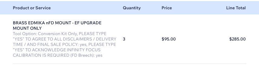 Bagnet nFD EF Simmode BRASS EDMIKA upgrade adapter konwersja mocowanie