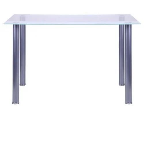 Нерозкладний стіл Art Metal Furniture Аттика База алюм/Стекло