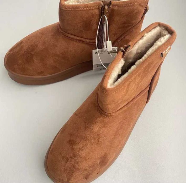 Дитячі зимові ботинки сапоги Зара 32 р Zara ботинки хутро