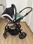 Carrinho de Bebé KINDERKRAFT Esme Multifuncional 3 em 1 (Cinzento)
