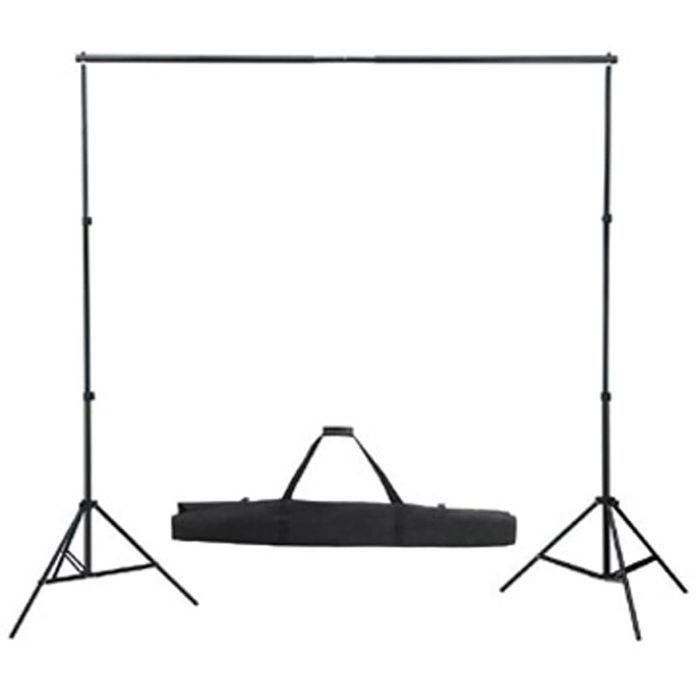 Vidaxl Zestaw Do Studia Fotograficznego, Białe Tło 6 X 3 M I Światła