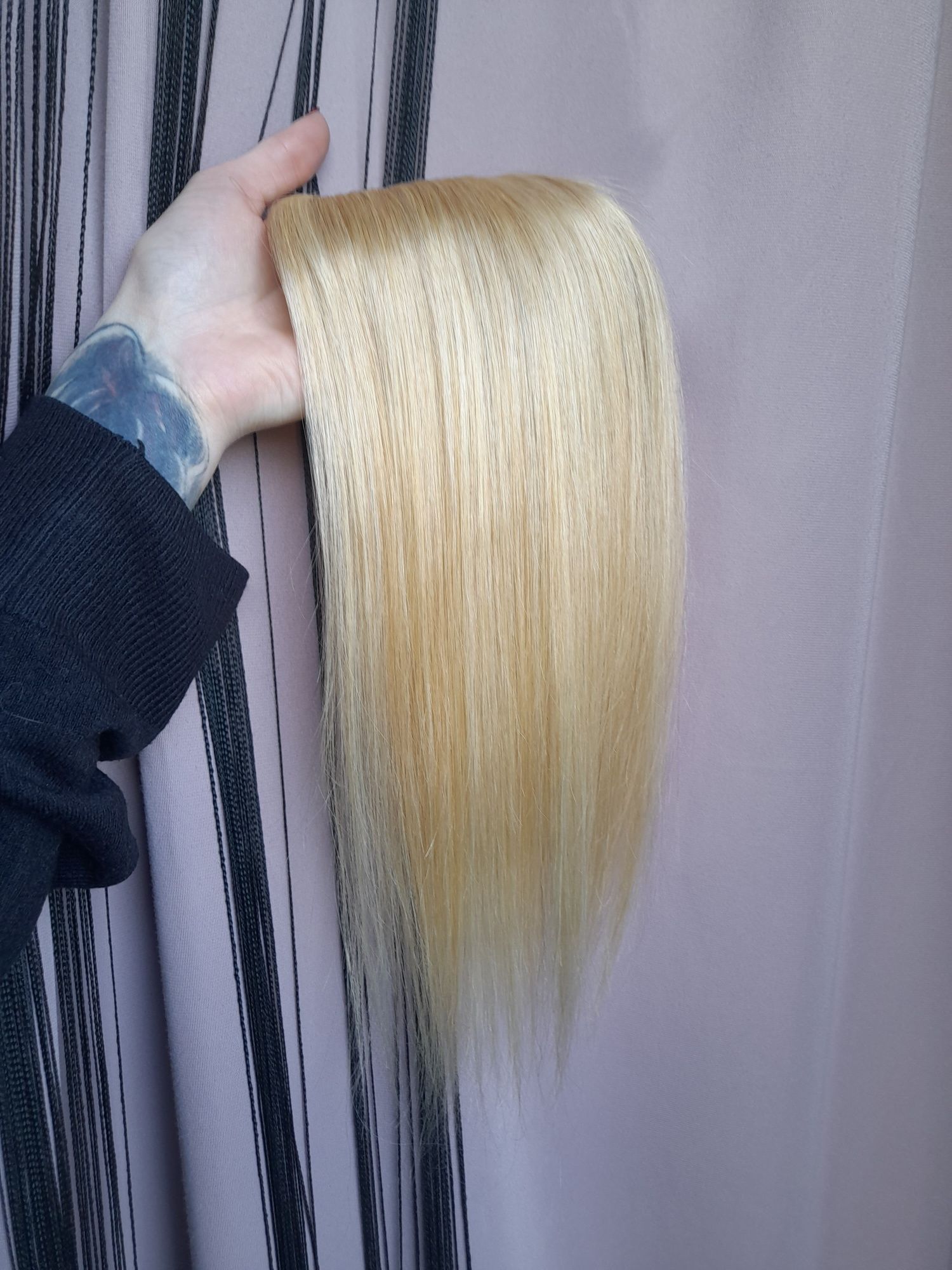 Topper natutalny sloneczny blond 100% naturalny włos.