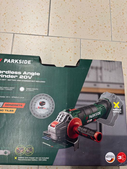 Akumulatorowa szlifierka parkside /nowa