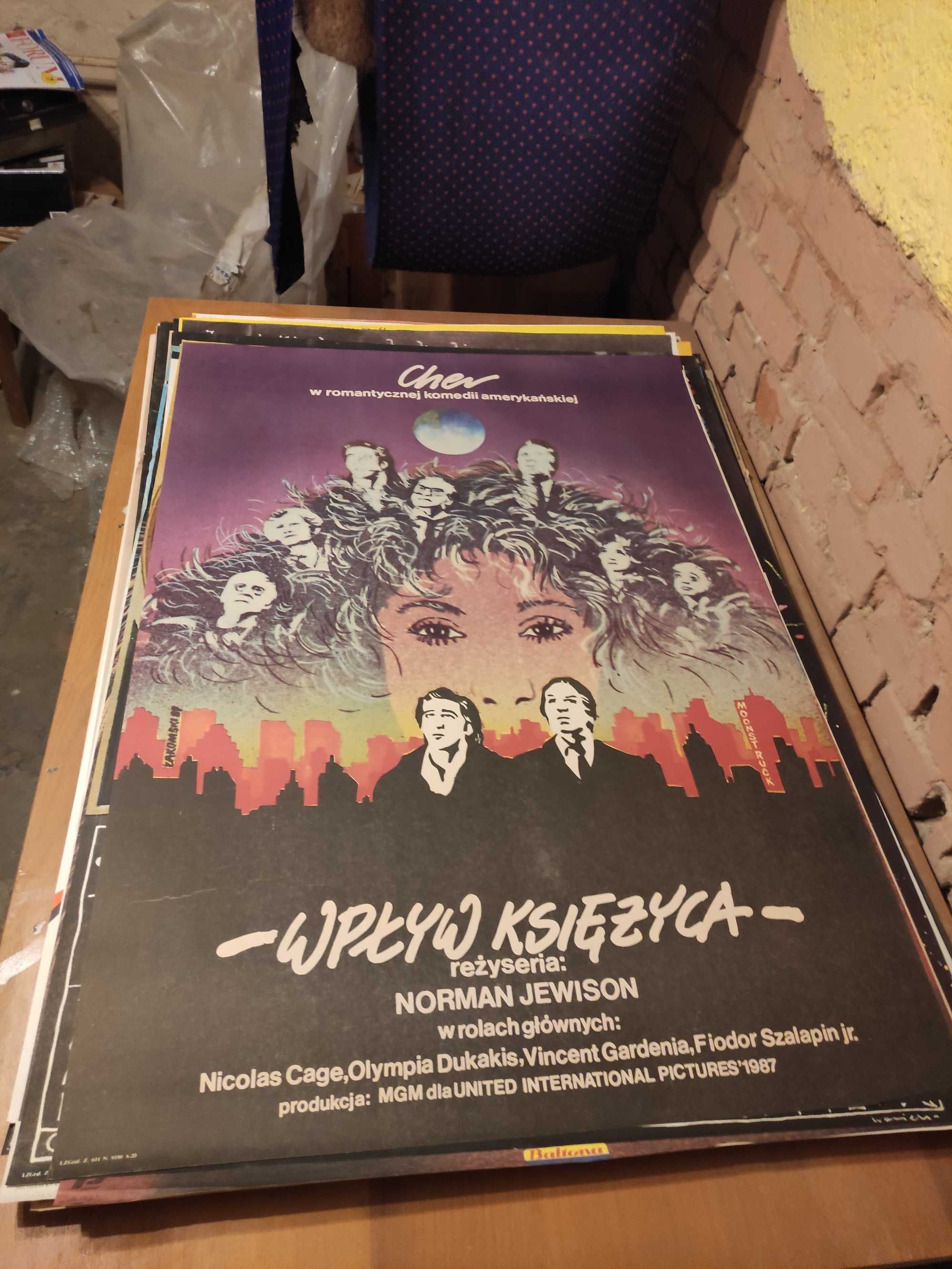 Plakat "Wpływ księżyca" Mirosław Łukomski