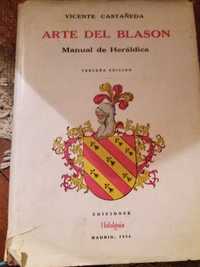 O libro Arte del Blason de Vicente Castaneda . Heraldica