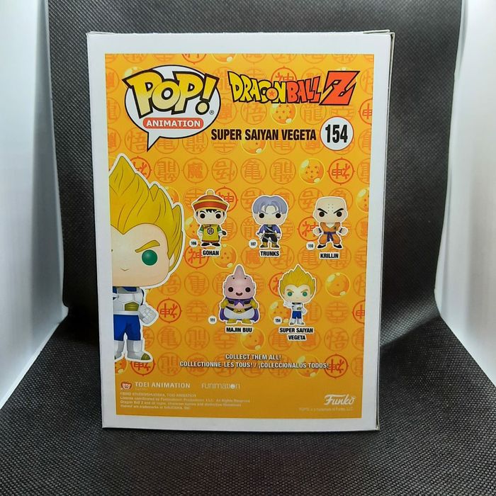 Funko Pop Dragon Ball Z Vegeta 154 Red Chrome Summer Convention 2019