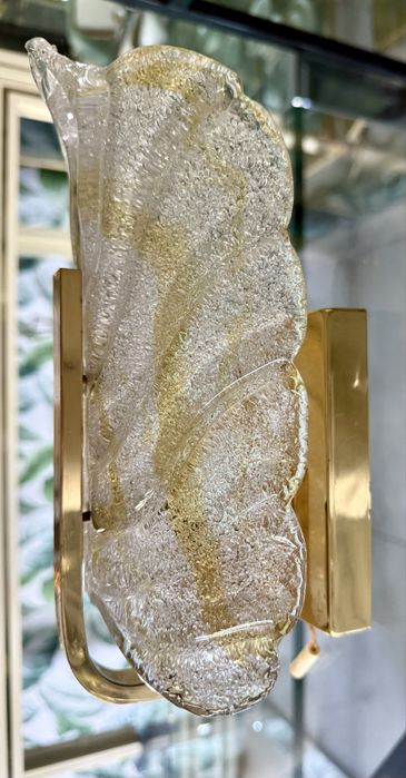 Carl Fagerlund elegancki zyrandol szklo murano 1970 Hollywood Regency