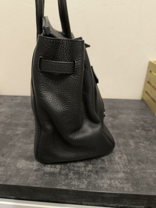 Шкіряна сумка шопер