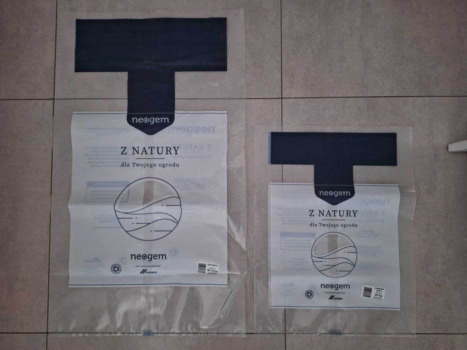 Puste opakowanie foliowe – mocne worki na kamień, piasek, kruszywo