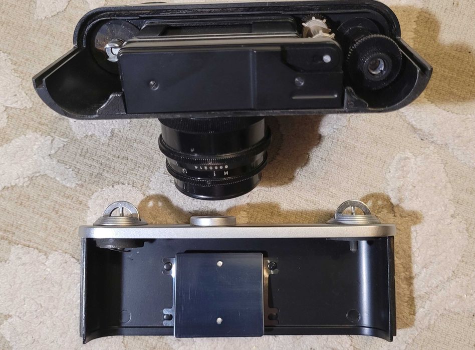 Вінтажний фотоапарат Зоркий-4 з об'єктивом Індустар-50 (1960рік)