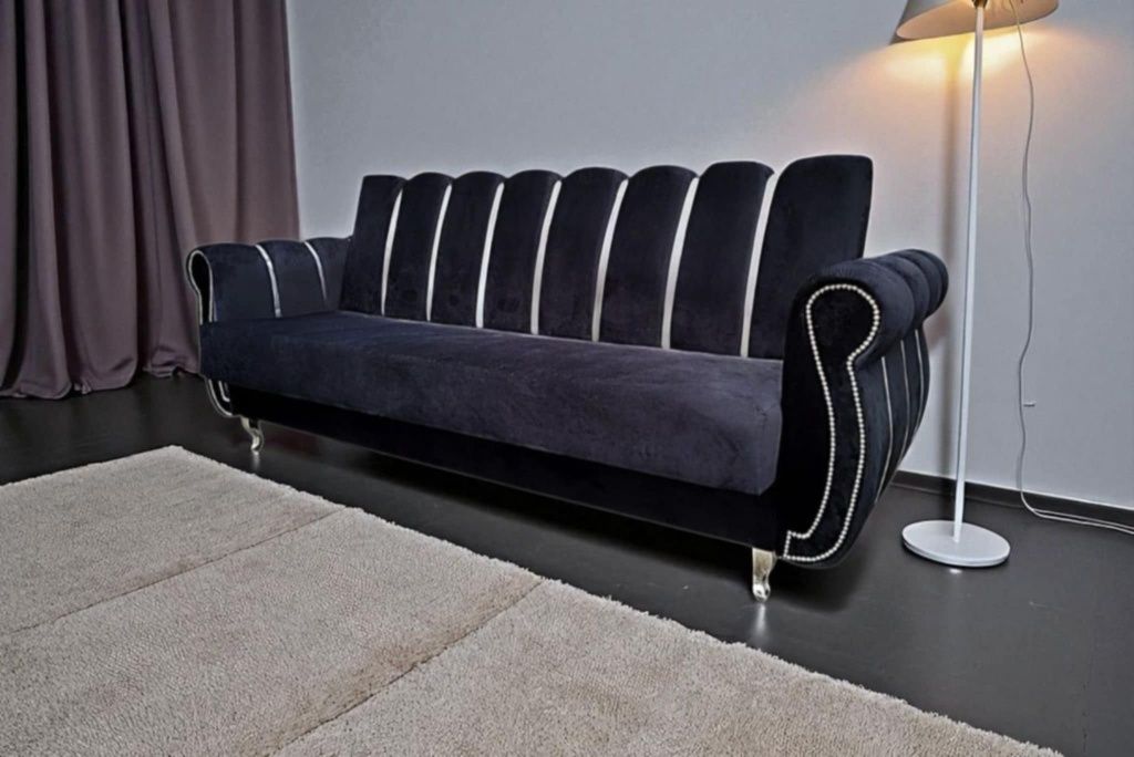 Piękna sofa Monaco pojemnik Kanapa Wersalk Chesterfield-funkcja spania