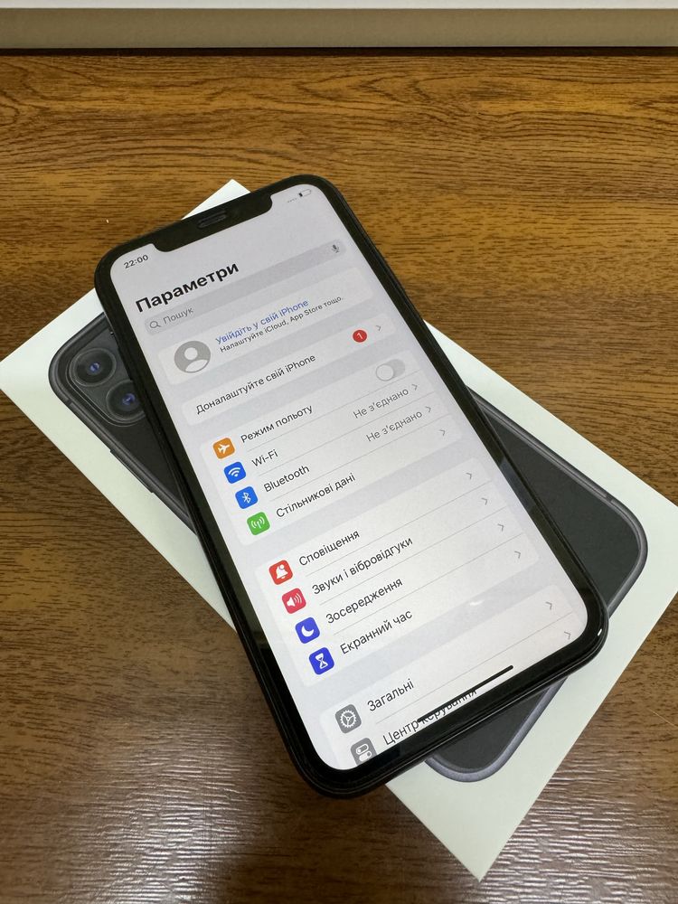 Iphone 11 black 64 Gb neverlock