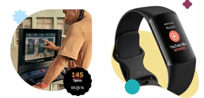 Fitbit by Google Charge 6 | fitness tracker | aluminiowa koperta