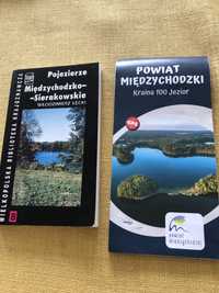 Pojezierze  Międzychocko - Sierakowskie i mapa powiat Międzychocki