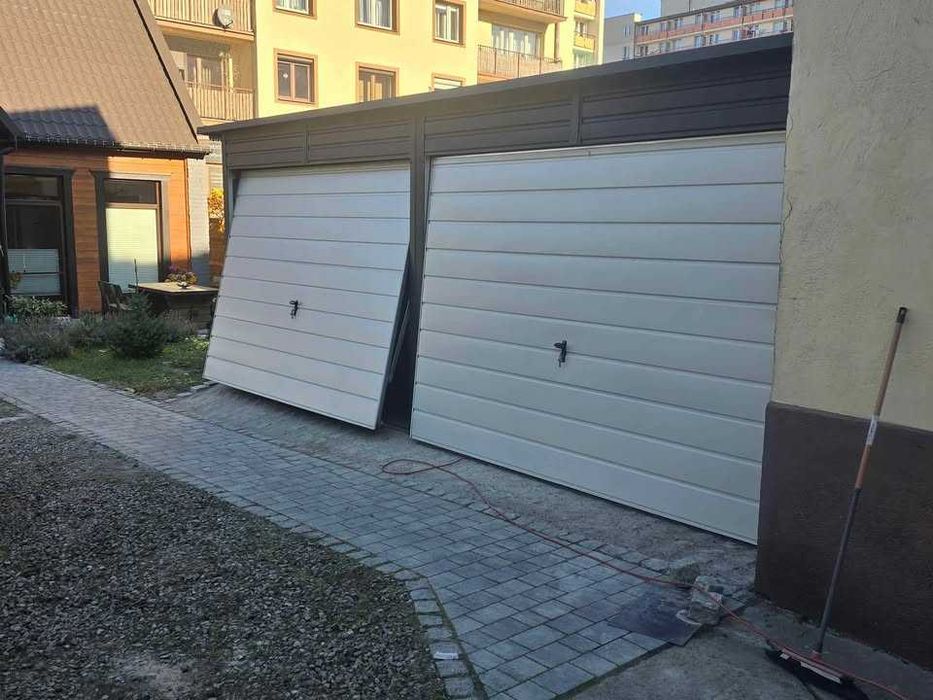 blaszak garaż na budowę schowek garaż blaszany konstrukcja stalowa 4x6