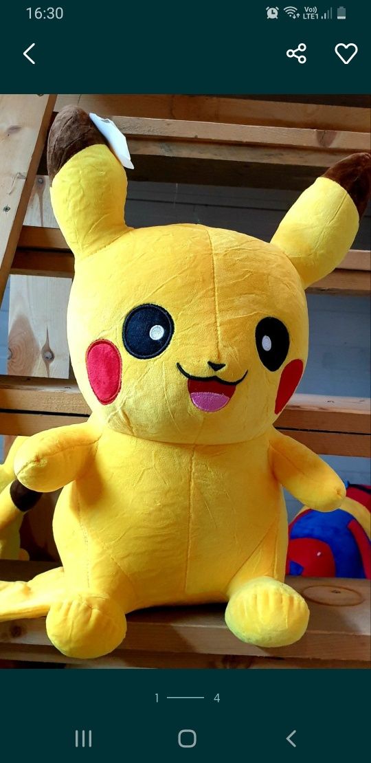 Hit!! Extra duży pluszak Pokemon Pikachu