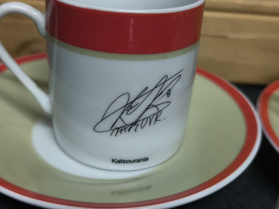 Conjunto Chávenas Café Benfica Autografadas.
Conjunto de chávenas de c