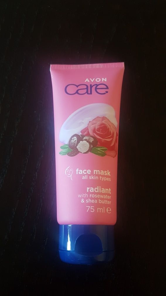 Avon Care peeling scrub ciała rąk woda różana masło shea 200ml maska