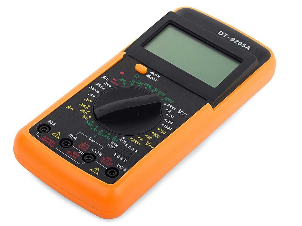 Cyfrowy MIERNIK MULTIMETR Prądu DT9205A LCD Cyfrowy Uniwersalny