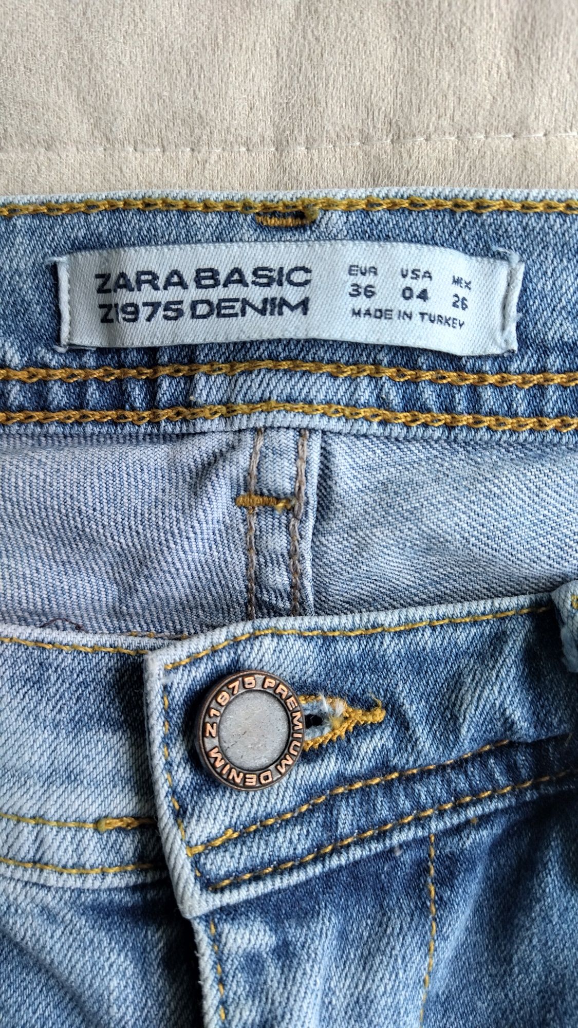 Spodnie jeansowe r. 36 Zara Basic