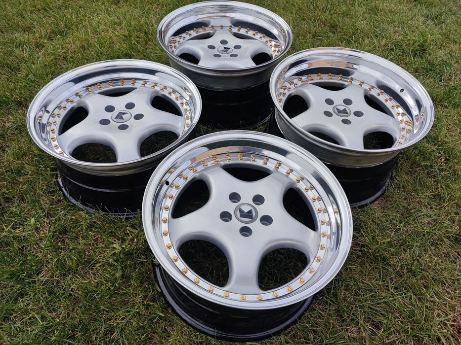 Felgi Kerscher RS 17" 8.5/10 5x100 Golf Corrado Passat Audi 3tlg