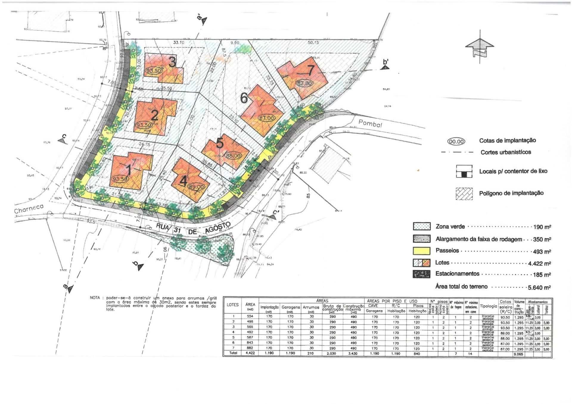 Terreno para construção em Pombal