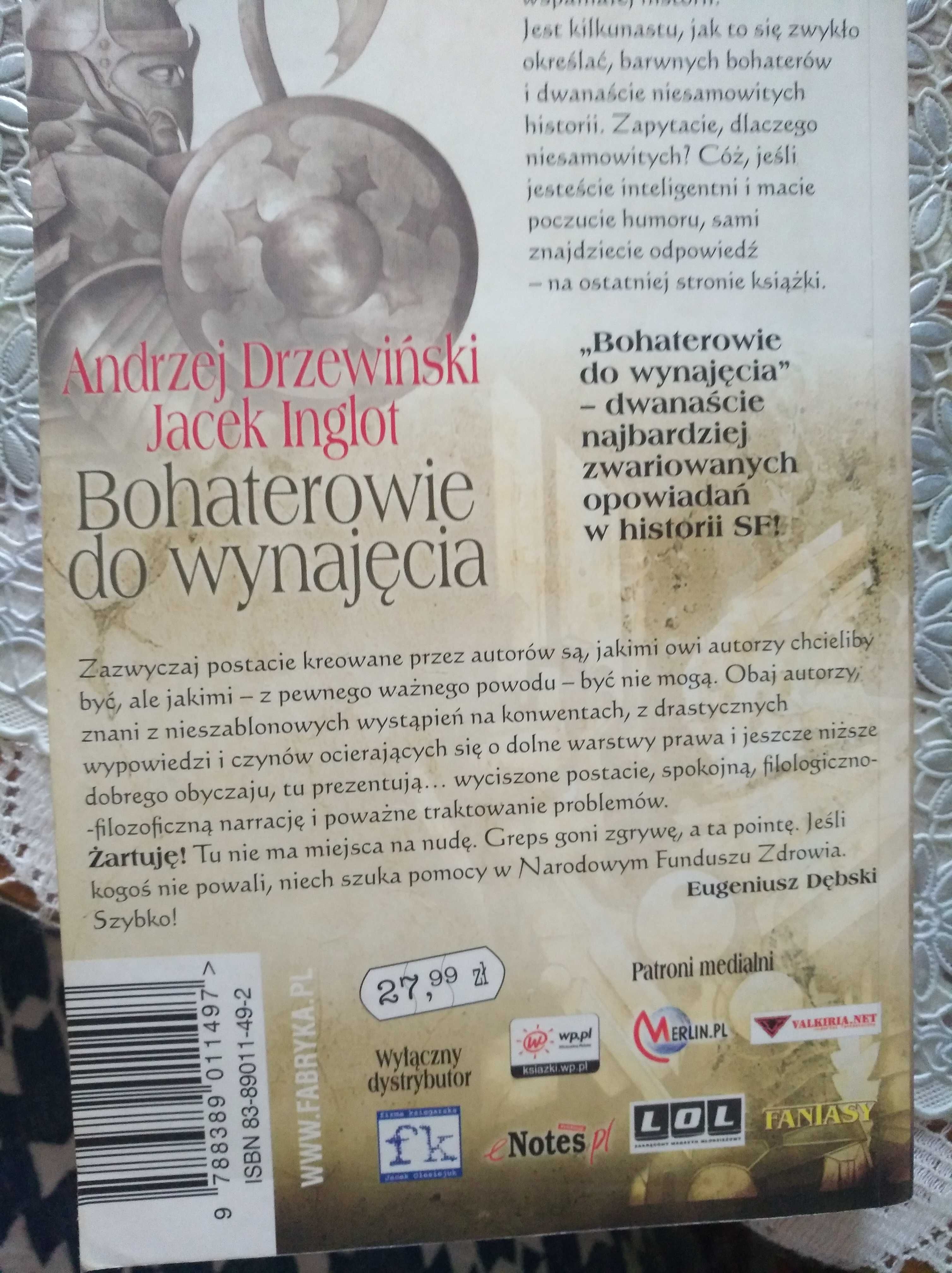 Bohaterowie do wynajęcia Andrzej Drzewiński Jacek Inglot