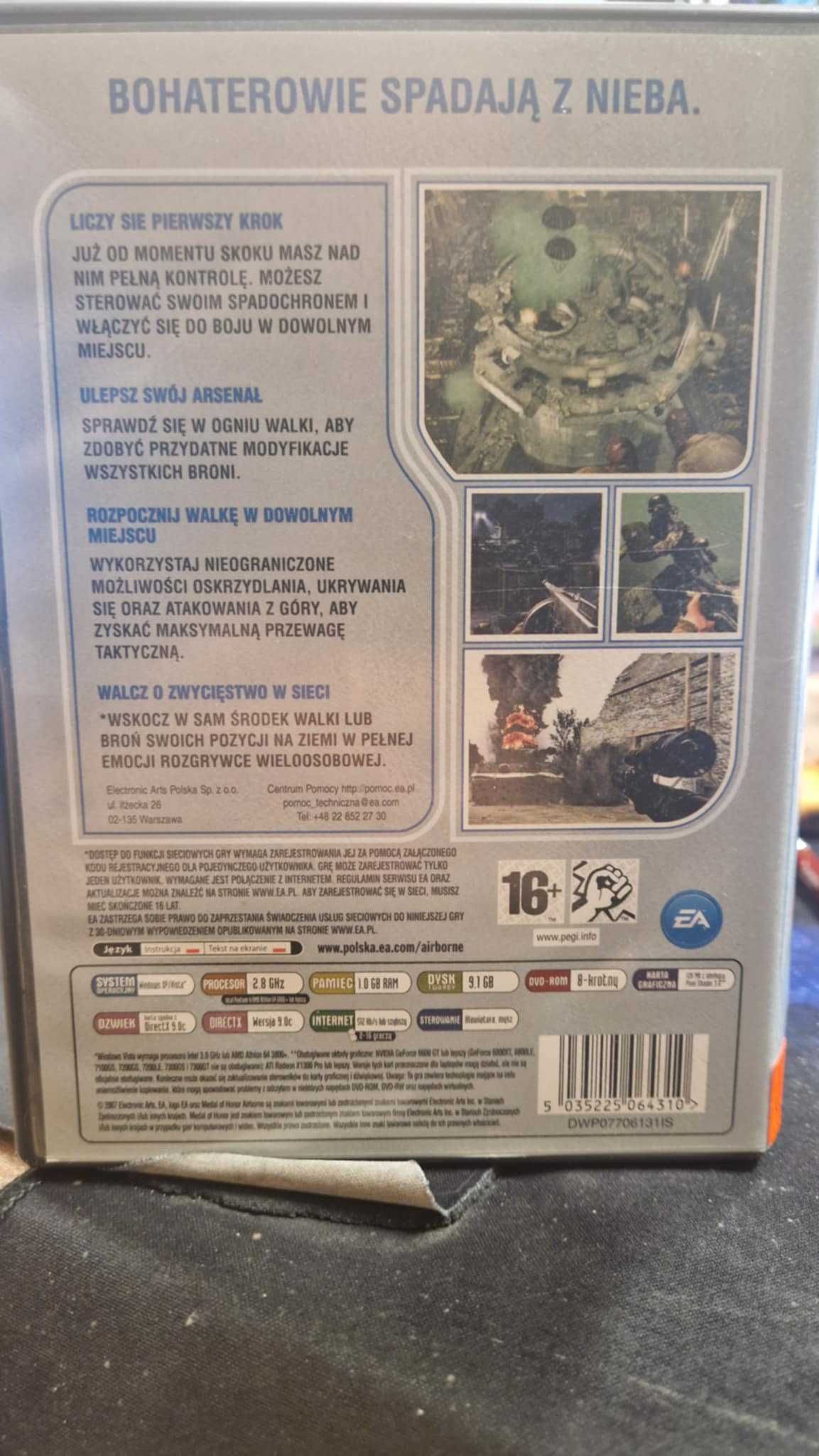 Medal of Honor Airborne Polskie Wydanie PC DVD PC SklepRetroWWA Unikat