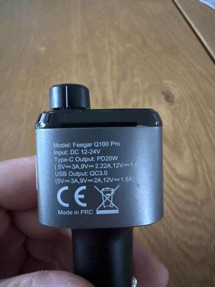 Feegar Q100 Pro transmiter FM bluetooth