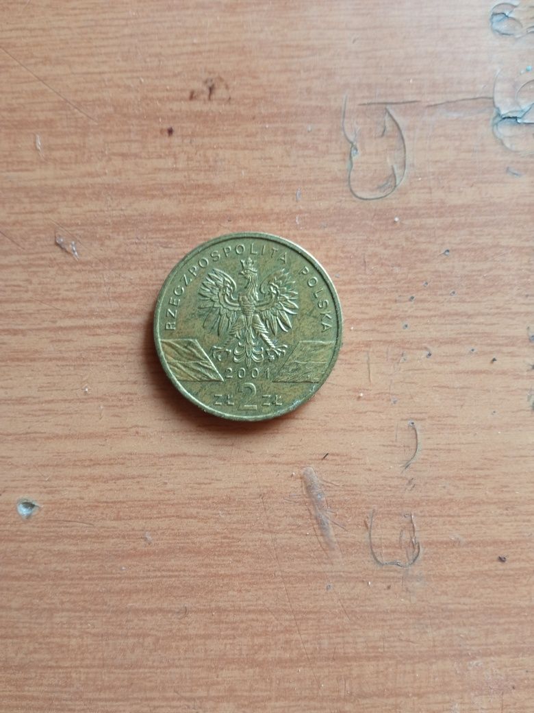 Moneta Paź Królowej 2 zł 2001 rok