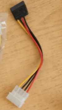 Переходник (питания) MOLEX IDE 4 Pin - SATA 15 piin, удлинитель сата