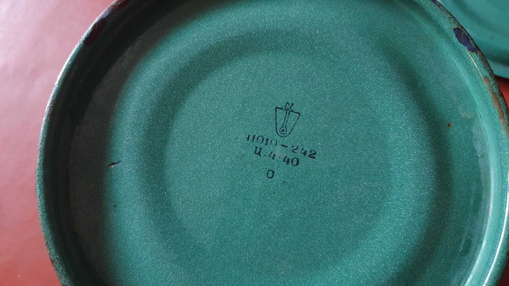 Ведро эмалированное с крышкой б/у СССР