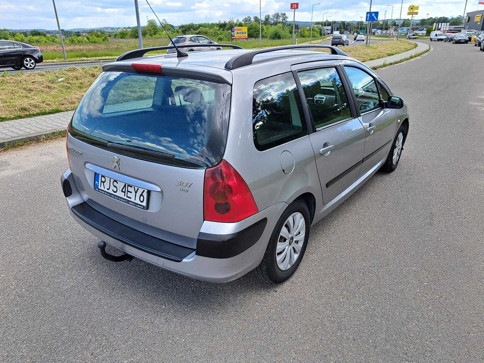 Peugeot 307 Kombi 2.0 HDI 107KM 2003r Klima HAK
