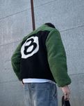 Stussy 8 ball Sherpa куртка