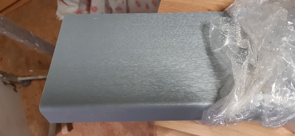 Parapet PCV kolor aluminium ( srebrny, szary), półka