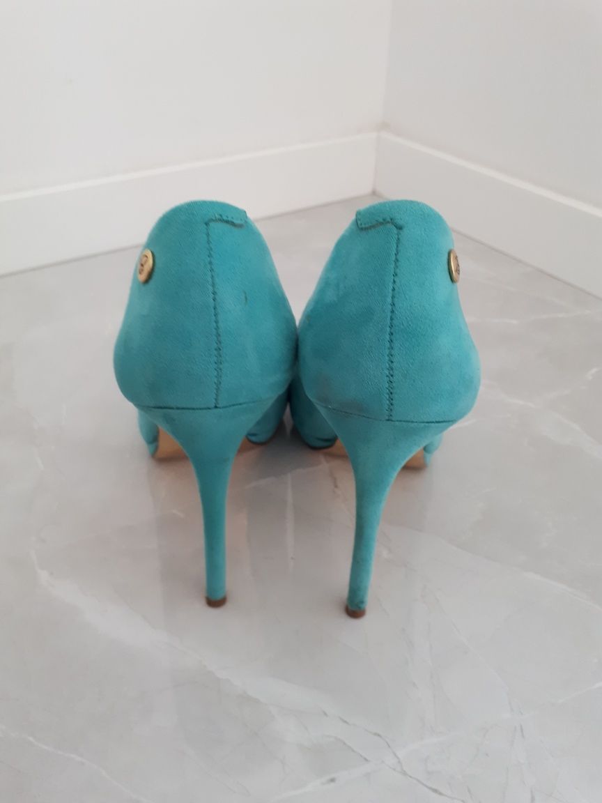 Buty damskie turkusowe