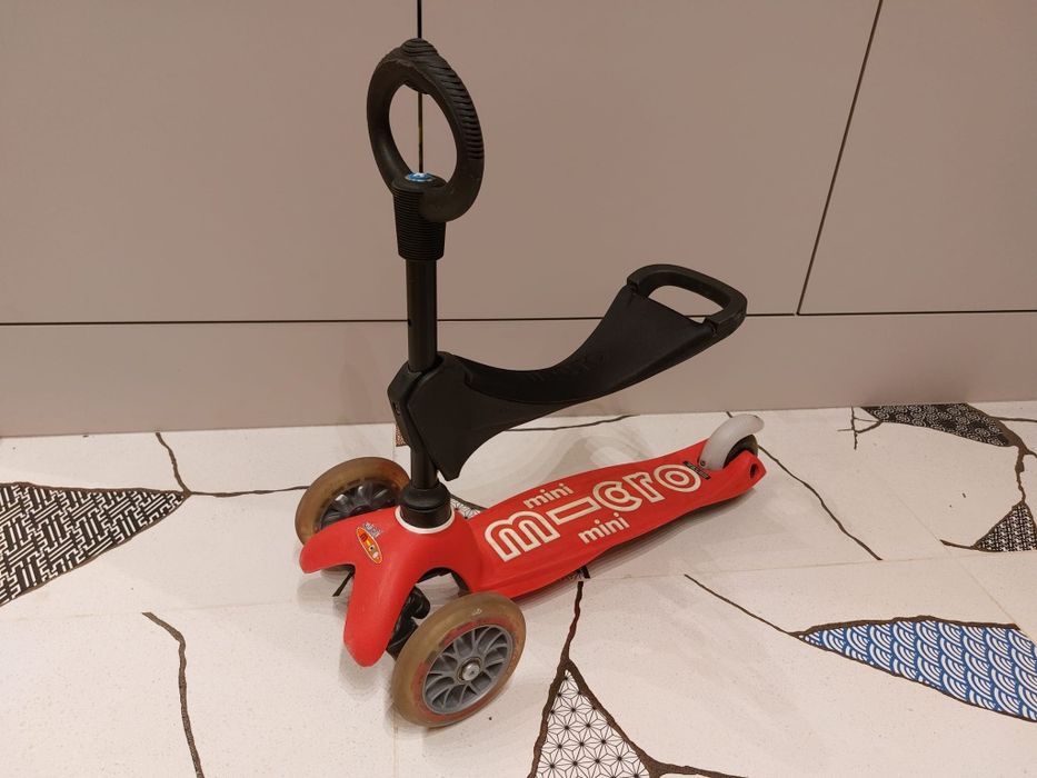 Hulajnoga Mini Micro Deluxe 3w1 z siedziskiem