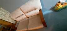 Sofas cerejeira em tecido avelulado