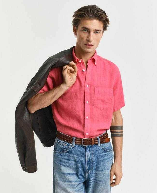 Gant 100% льняная рубашка L-ка