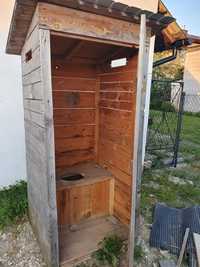 Drewniany WC  na budowę