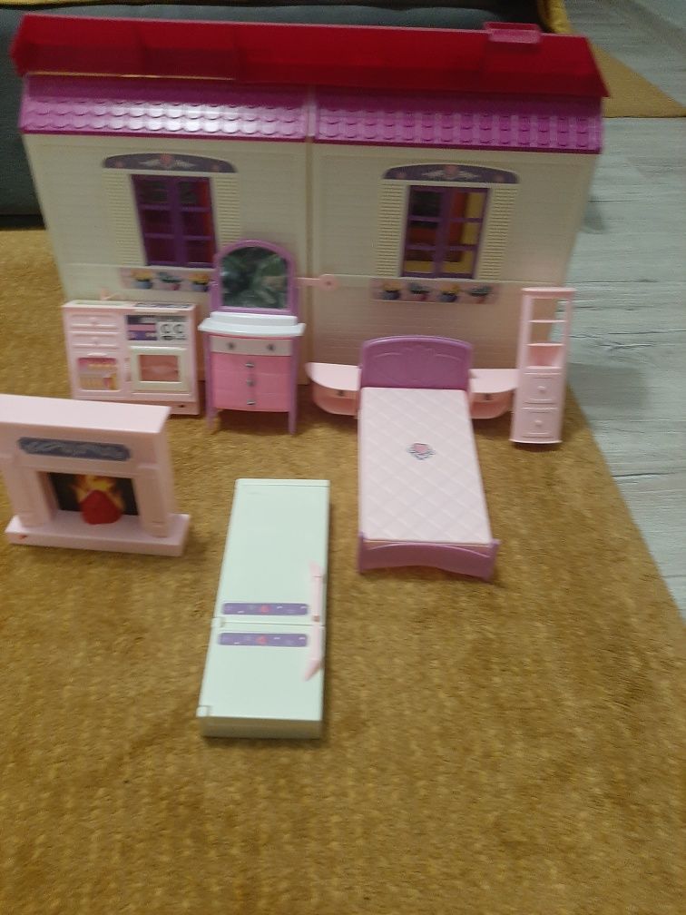 Domek dla lalek barbie