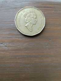 Piękna moneta 1 dolar canada