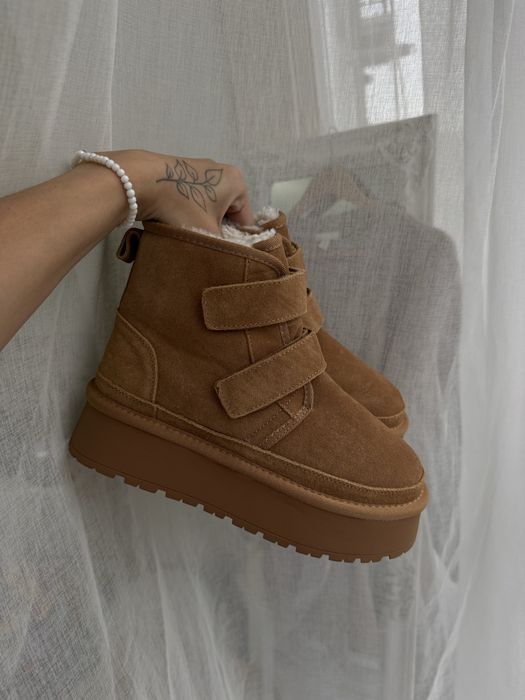 Уггі карамельні на липучках