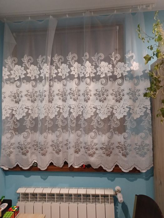 Firanki biale 142 cm