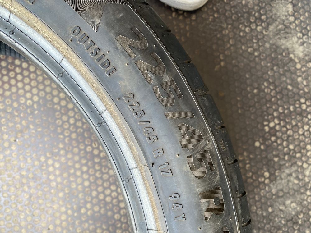 Резина 225/45 r17 continental premium contact 6