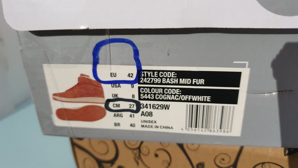 Buty męskie na zimę Kappa w ciekawym kolorze Rozmiar 42  wkładka 27 cm